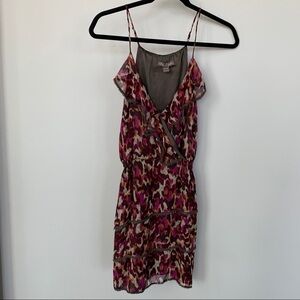 Charlie Jade 100% Silk Thin Strap‎ Dress Size XS